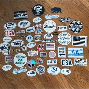 authentic brandy melville stickers!!